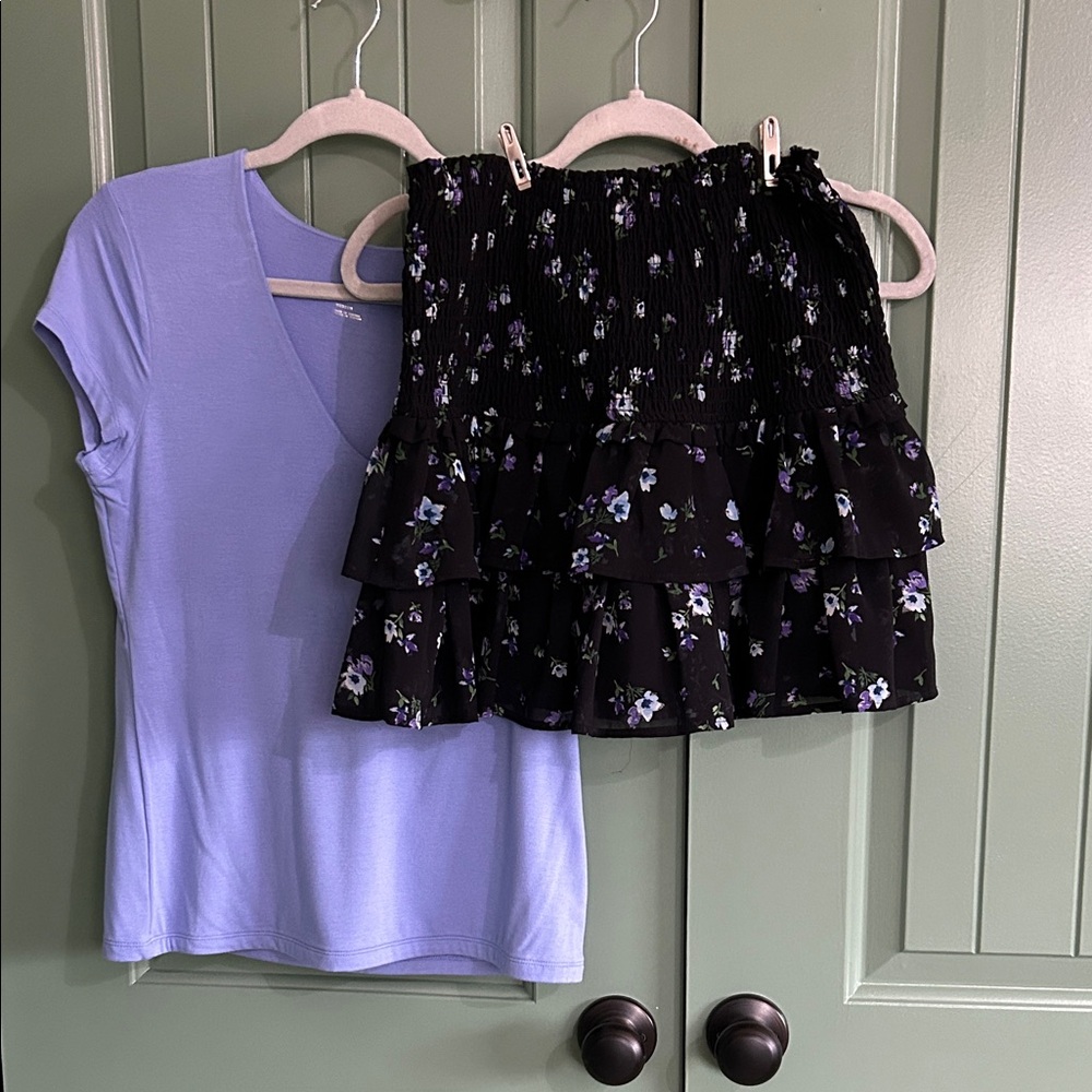 Skirt and shirt